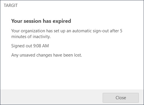 Timeout for idle Windows clients – TARGIT Community